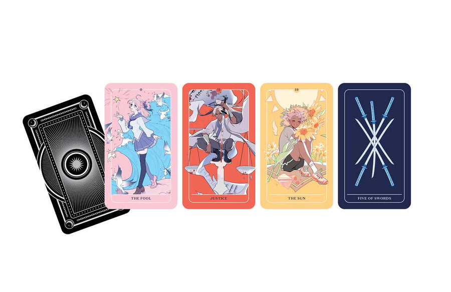 Anime Tarot Deck and Guidebook by Natasha Yglesias-Earth Fairy Holistics