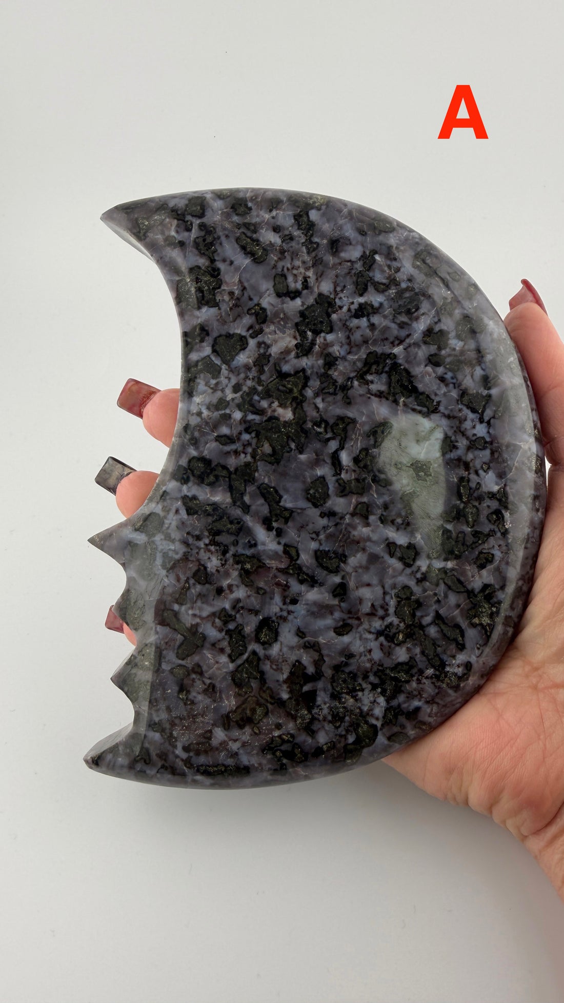 Indigo Gabbro Moon Faces-Earth Fairy Holistics