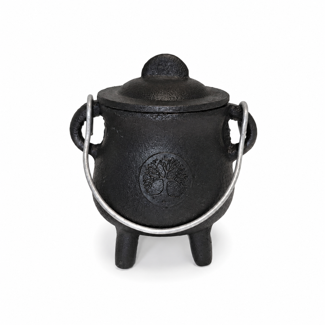Cast Iron Cauldron Tree of Life- (3.5in)-Earth Fairy Holistics