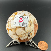 Flower Agate Spheres-Earth Fairy Holistics