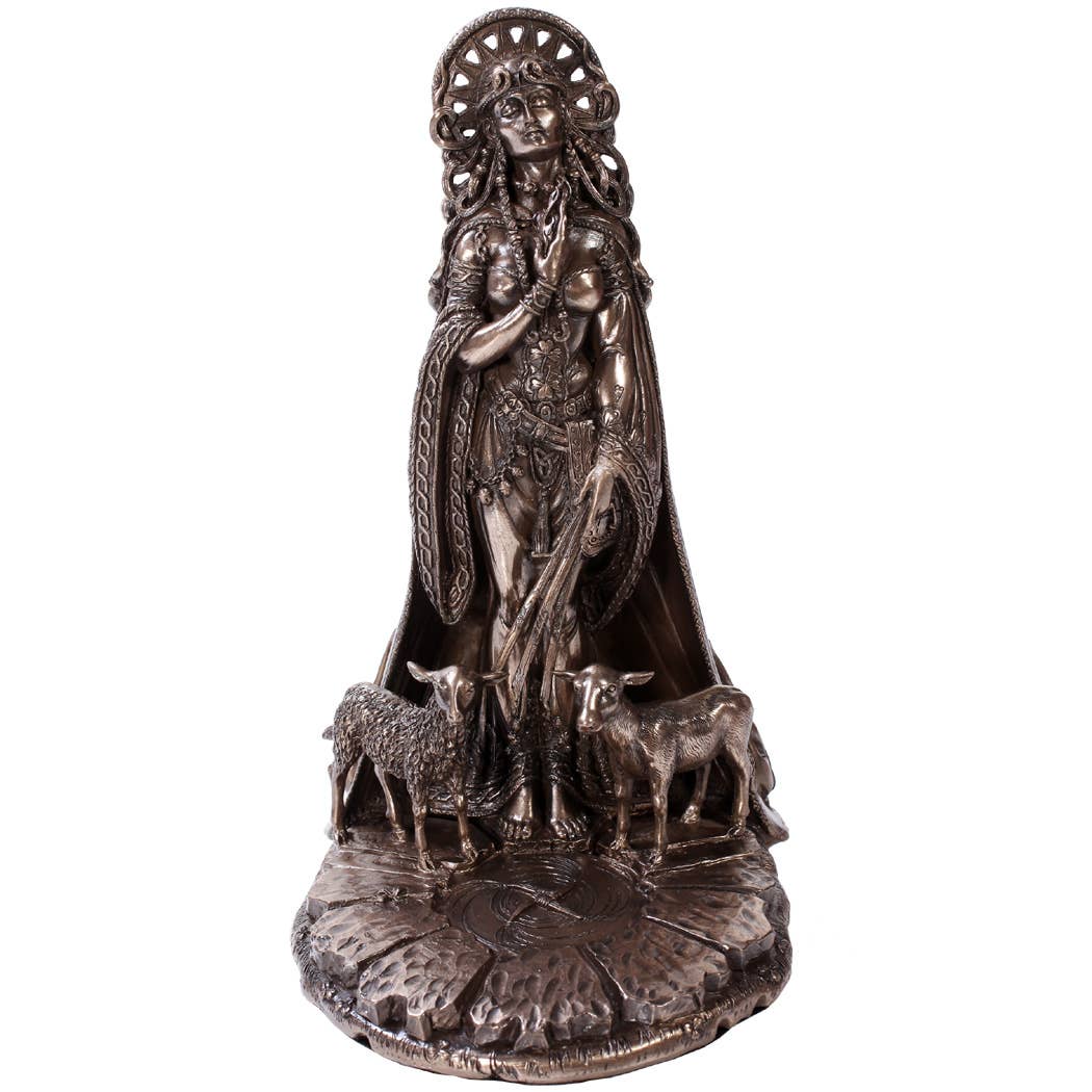 11022 Celtic Goddess Brigid Bronze-Earth Fairy Holistics