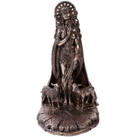 11022 Celtic Goddess Brigid Bronze-Earth Fairy Holistics