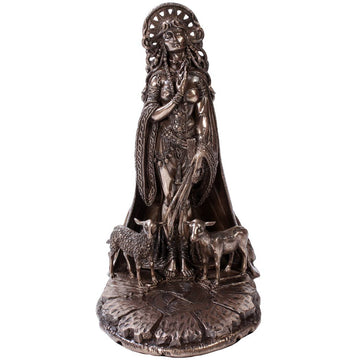 11022 Celtic Goddess Brigid Bronze-Earth Fairy Holistics