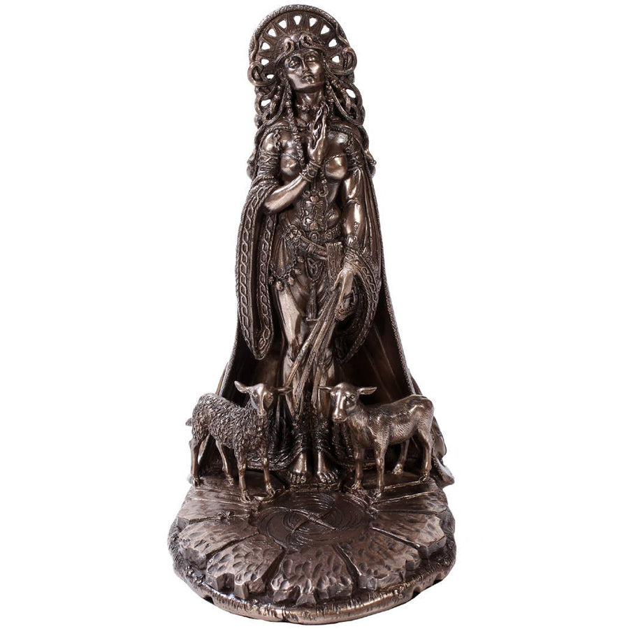 11022 Celtic Goddess Brigid Bronze-Earth Fairy Holistics
