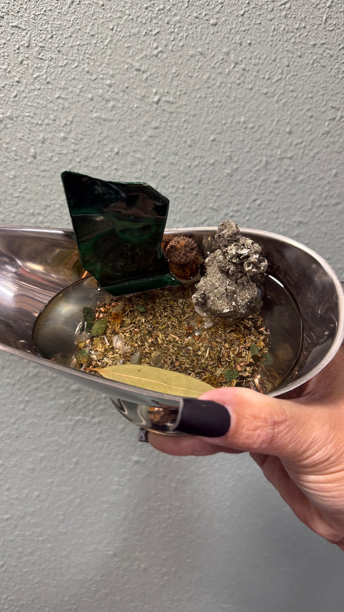 Earths Abundance Money Bowl (Silver & Copper Vessel)