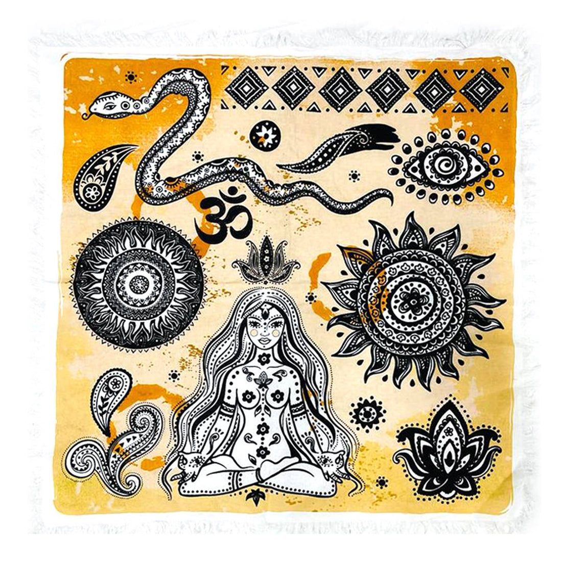 Spiritual Meditation Altar Cloth (24 x 24 in.)-Earth Fairy Holistics