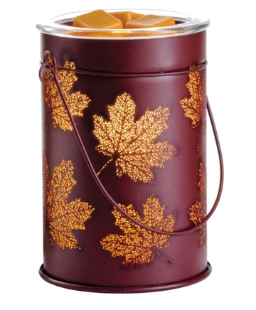 Fall Leaves Vintage Style Bulb Illumination Fragrance Warmer-Earth Fairy Holistics