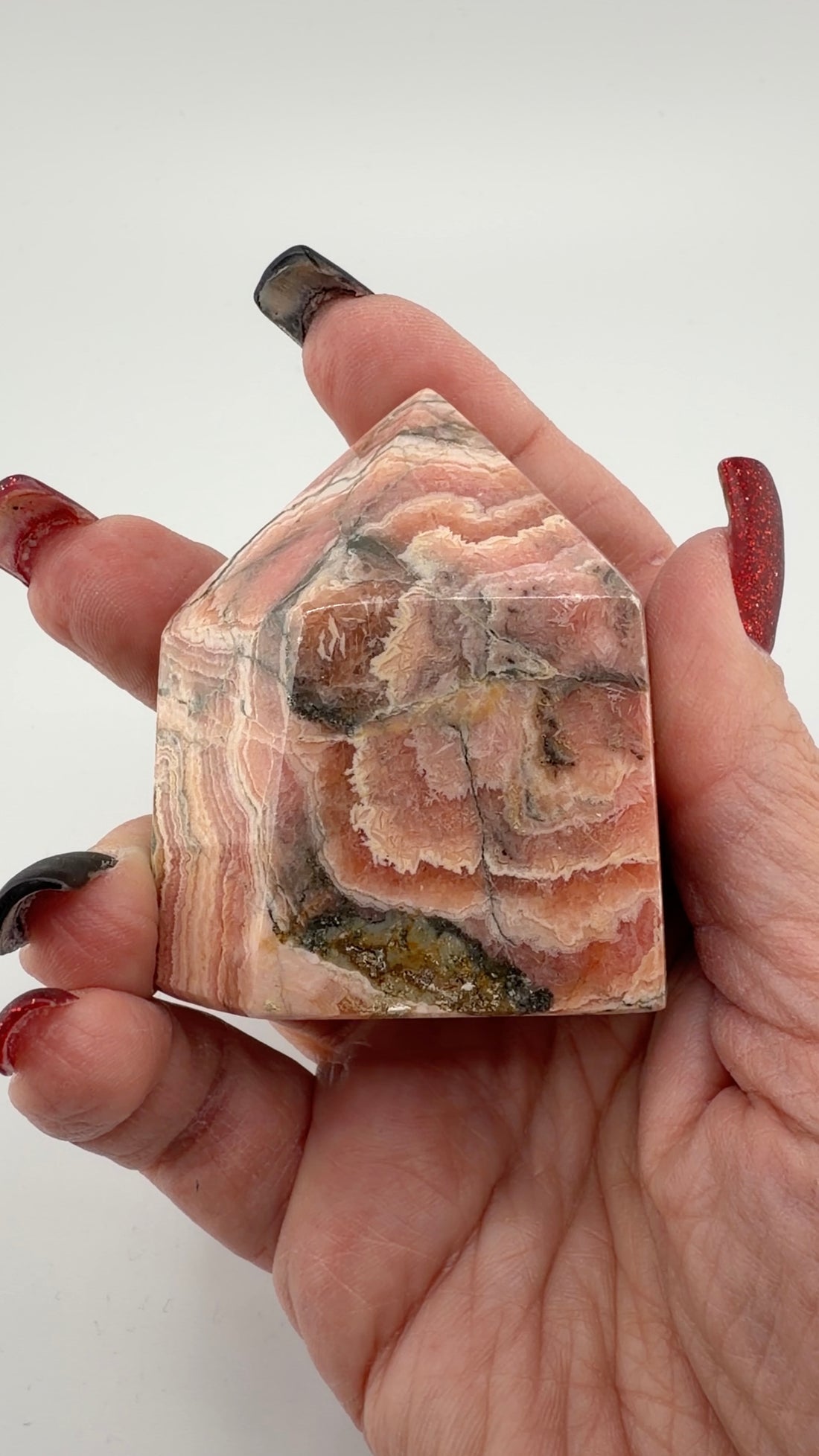 Rhodochrosite Obelisks-Earth Fairy Holistics