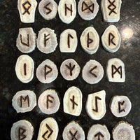 Deer Antler Bone Carved Rune Set-Earth Fairy Holistics