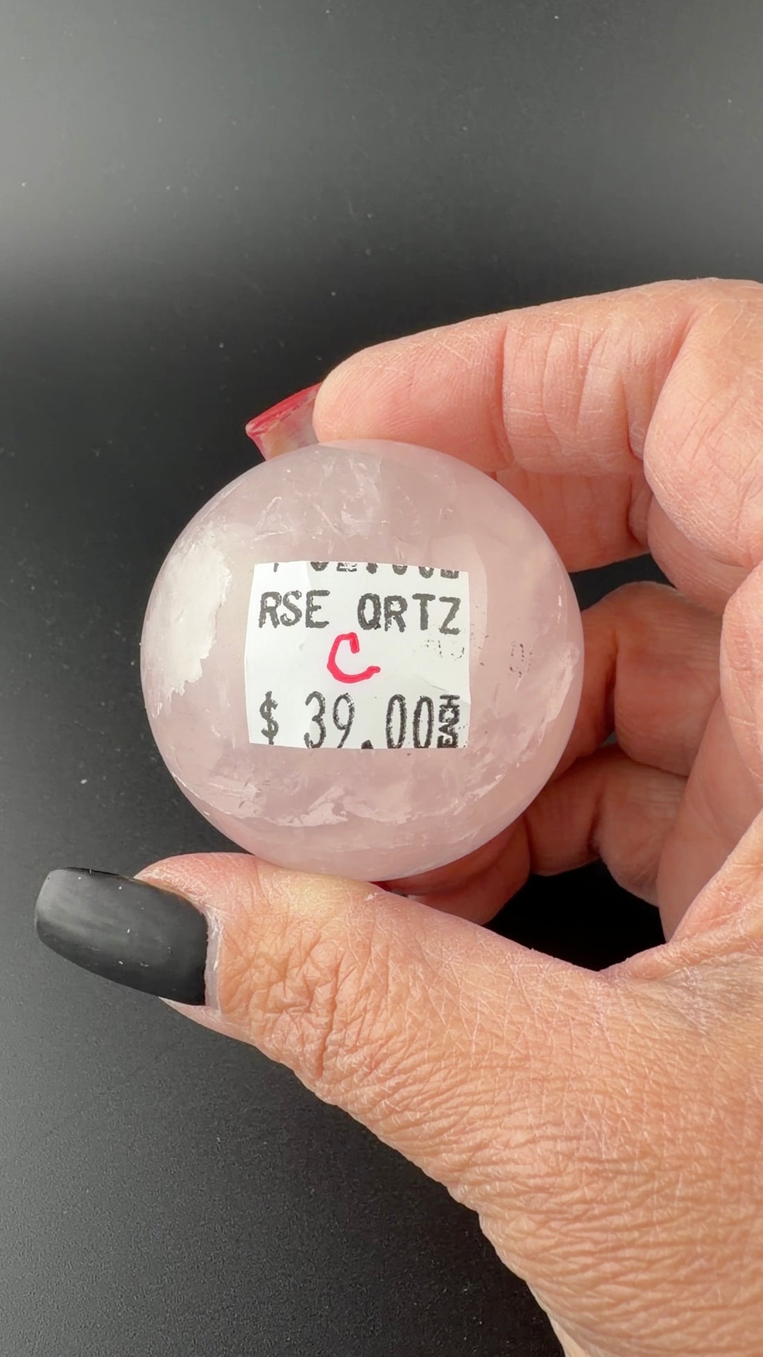 Rose Quarts Spheres