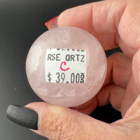 Rose Quarts Spheres