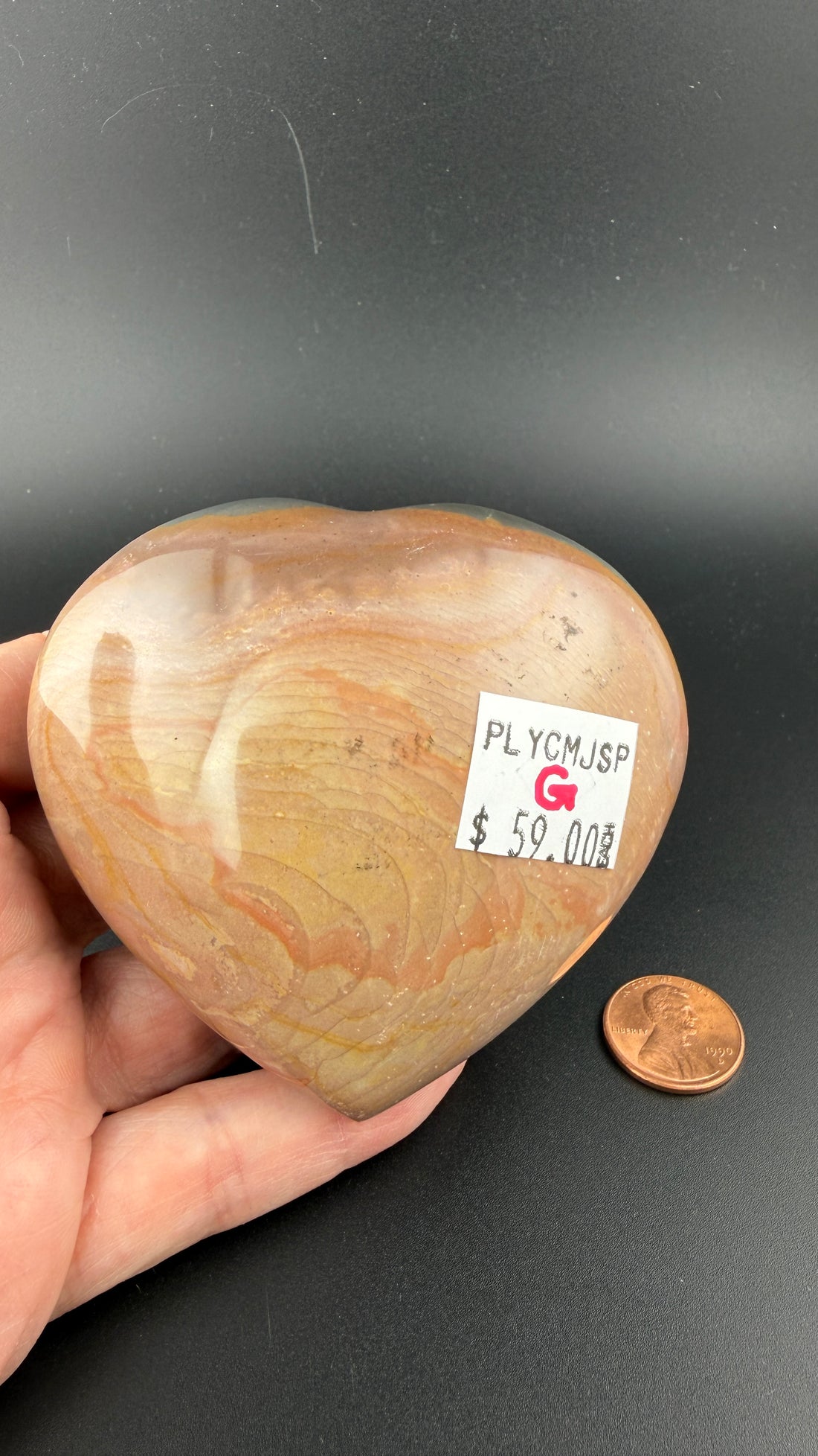Polychrome Jasper Hearts-Earth Fairy Holistics