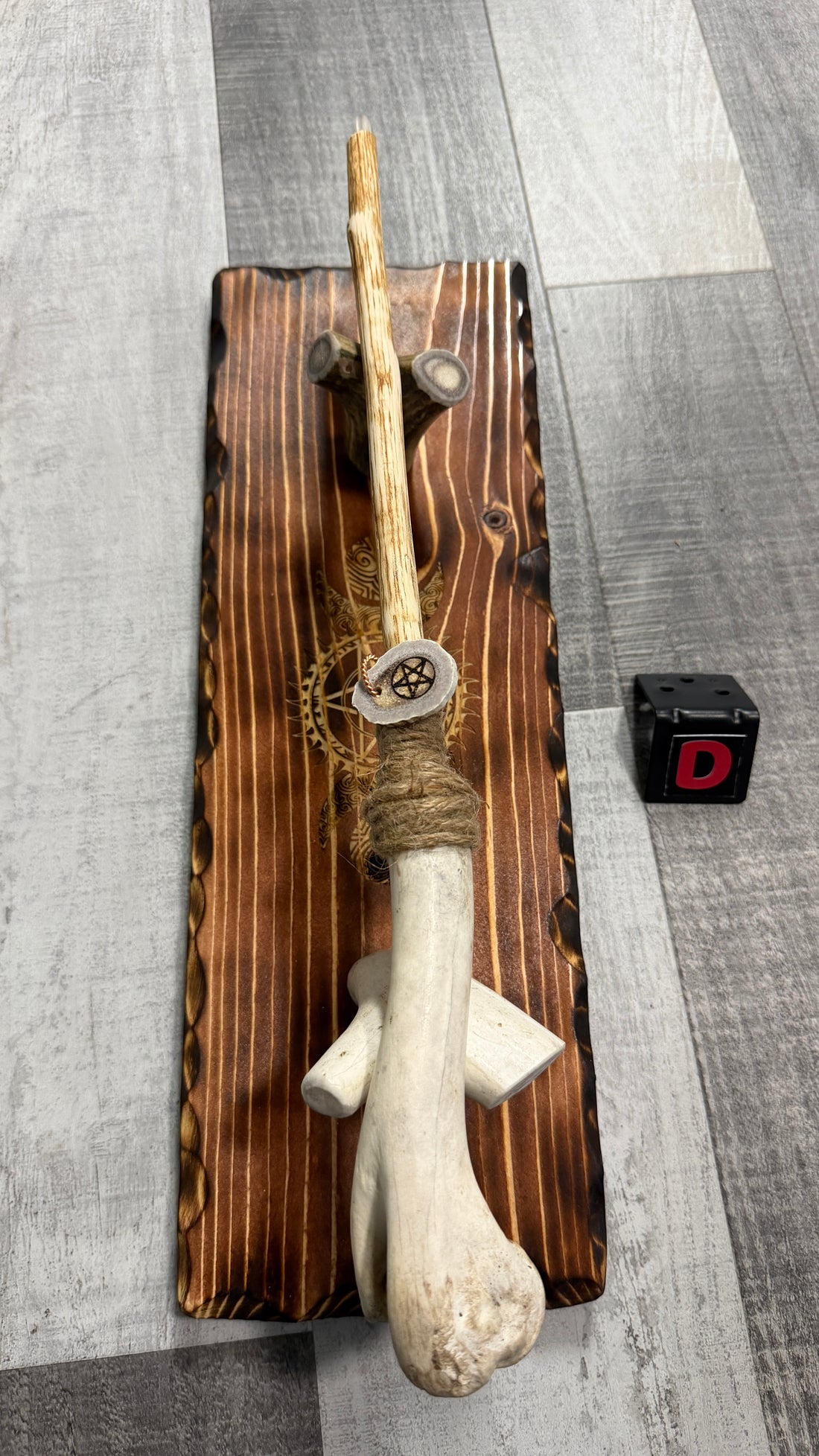 Deer Bone & Clear Quartz Handmade Wands (Various Options)