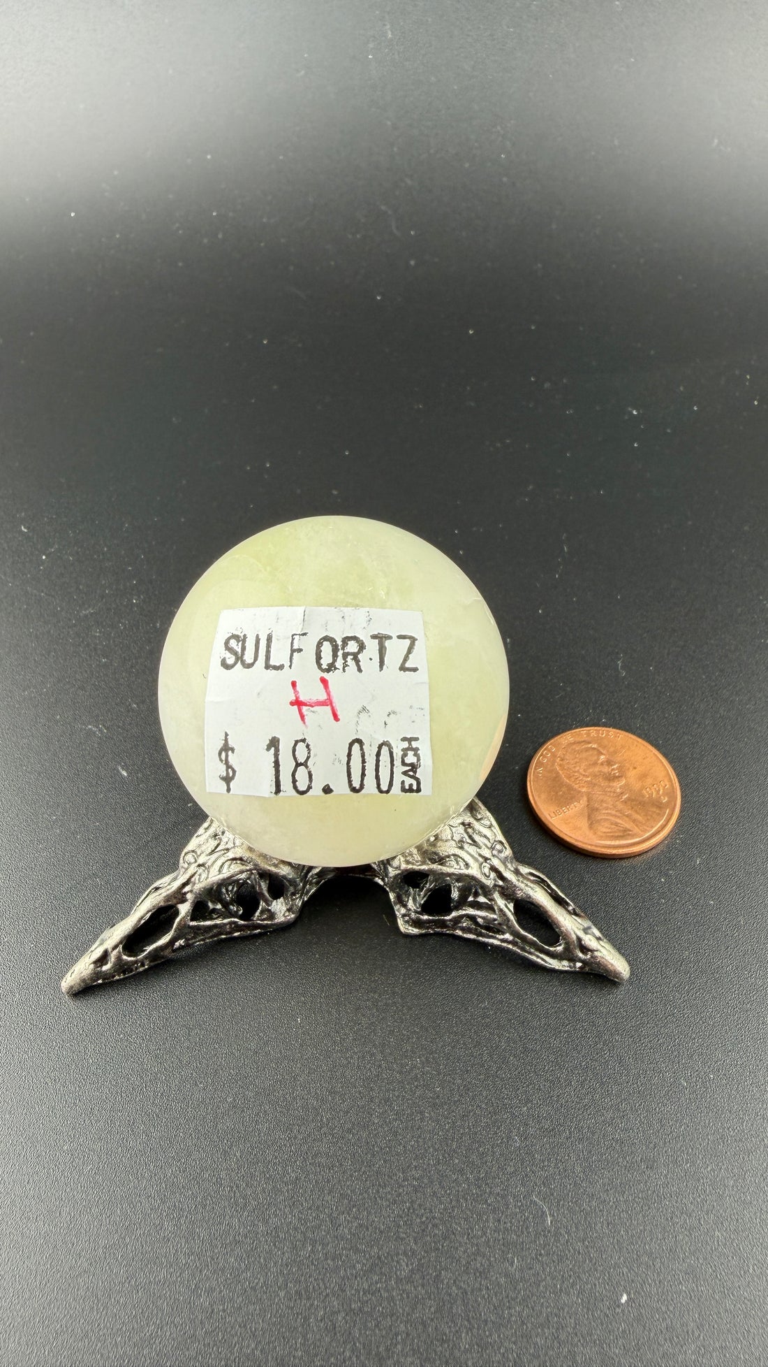 Sulfur Quarts Spheres-Earth Fairy Holistics