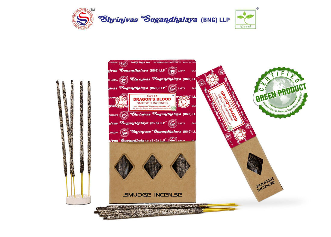 Satya Dragon's Blood Smudge Incense 25 GMs-Earth Fairy Holistics