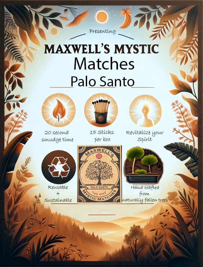 Palo Santo Matches-Earth Fairy Holistics