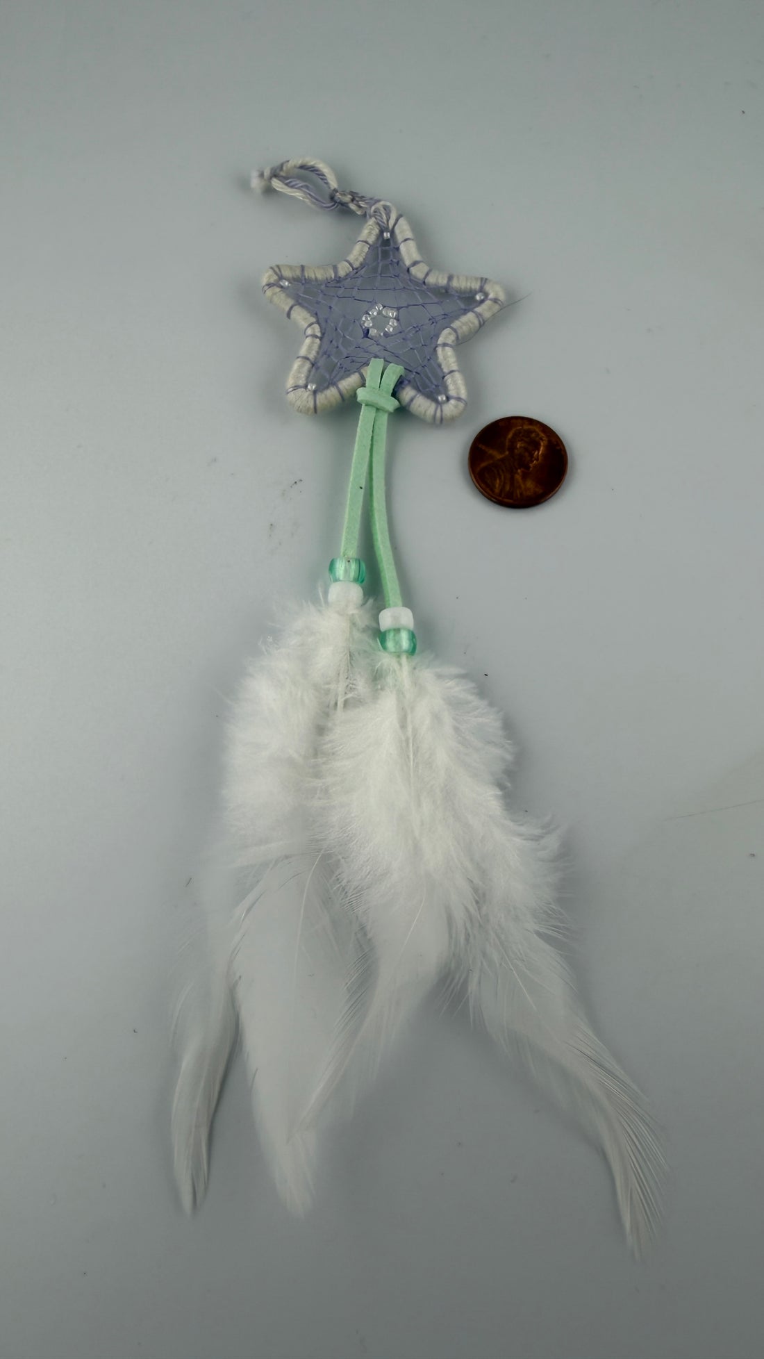 Spirit Wolf Dreamcatchers/Leather Keychains-Earth Fairy Holistics
