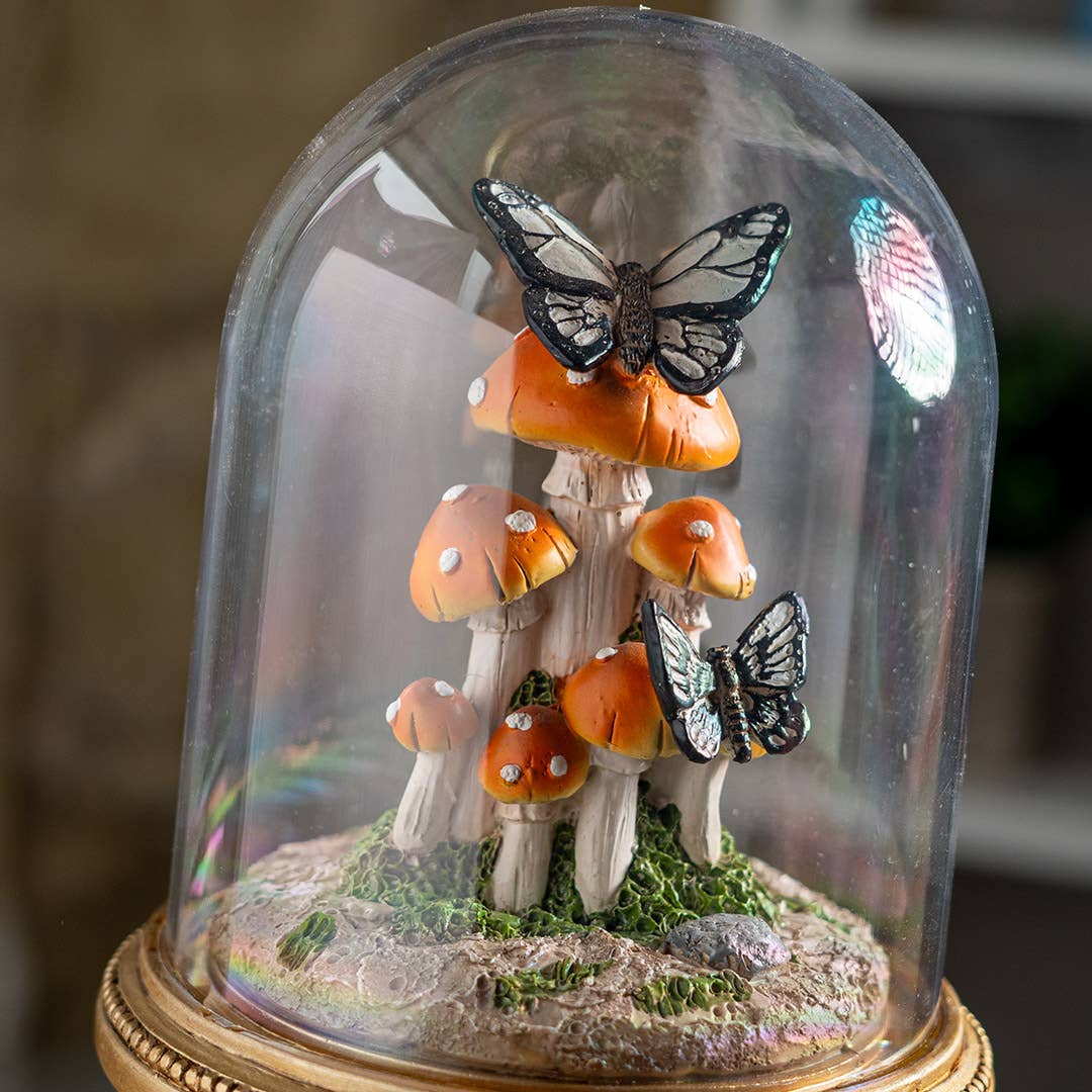 16272 Butterfly Mushroom Cloche-Earth Fairy Holistics
