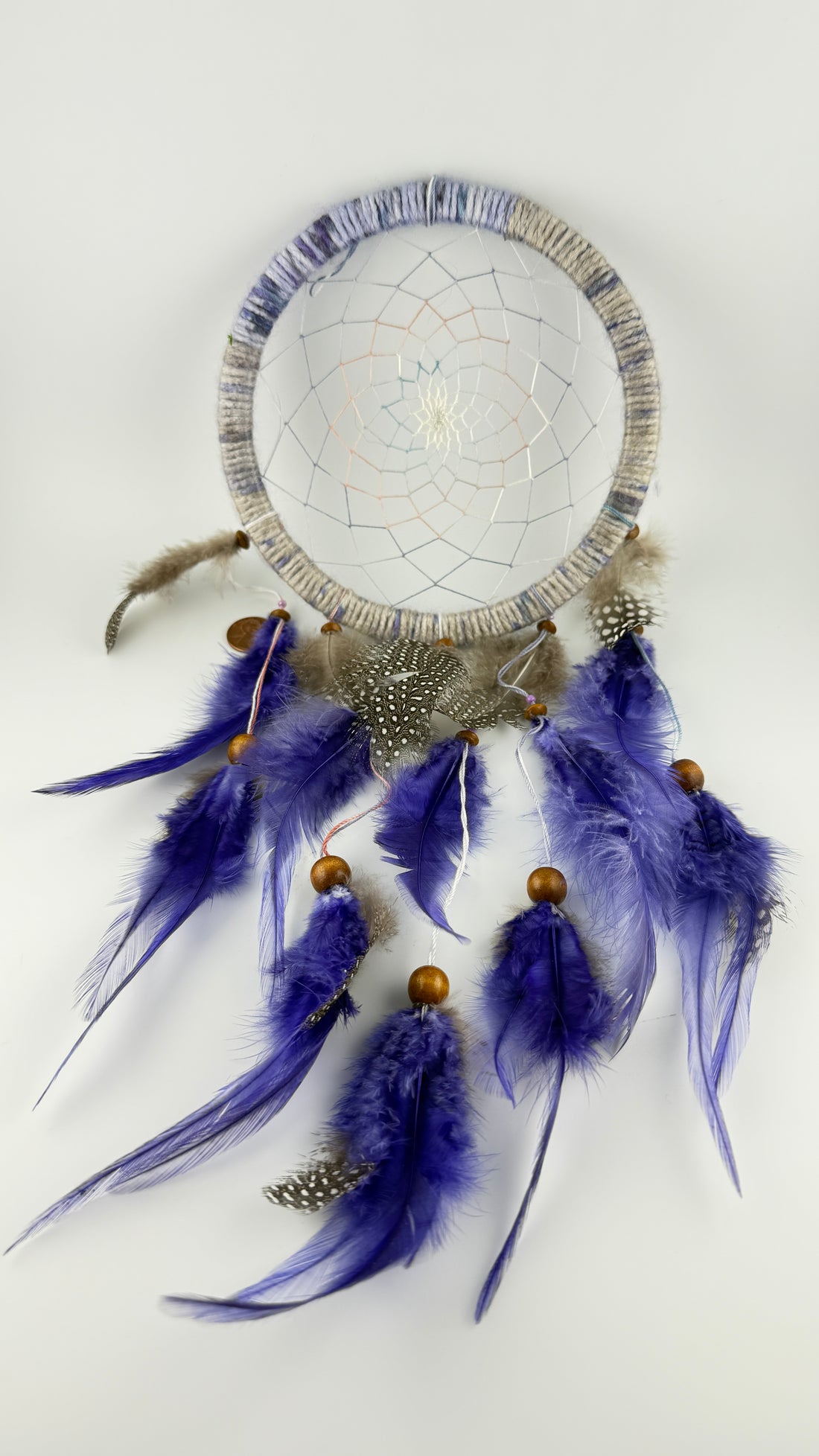 Spirit Wolf Dreamcatchers/Leather Keychains-Earth Fairy Holistics