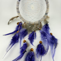 Spirit Wolf Dreamcatchers/Leather Keychains-Earth Fairy Holistics