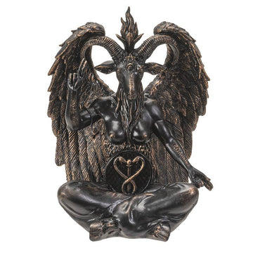15198 Baphomet Statue 8 Inch Halloween Decor C/8-Earth Fairy Holistics