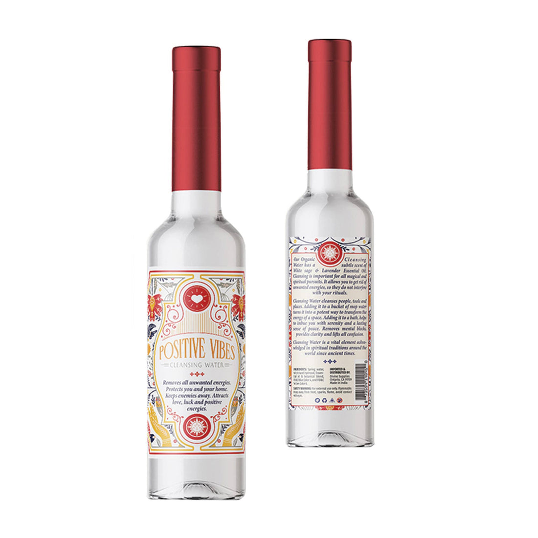 Positive Vibes Spiritual Cleansing Water (7.5 oz.)-Earth Fairy Holistics