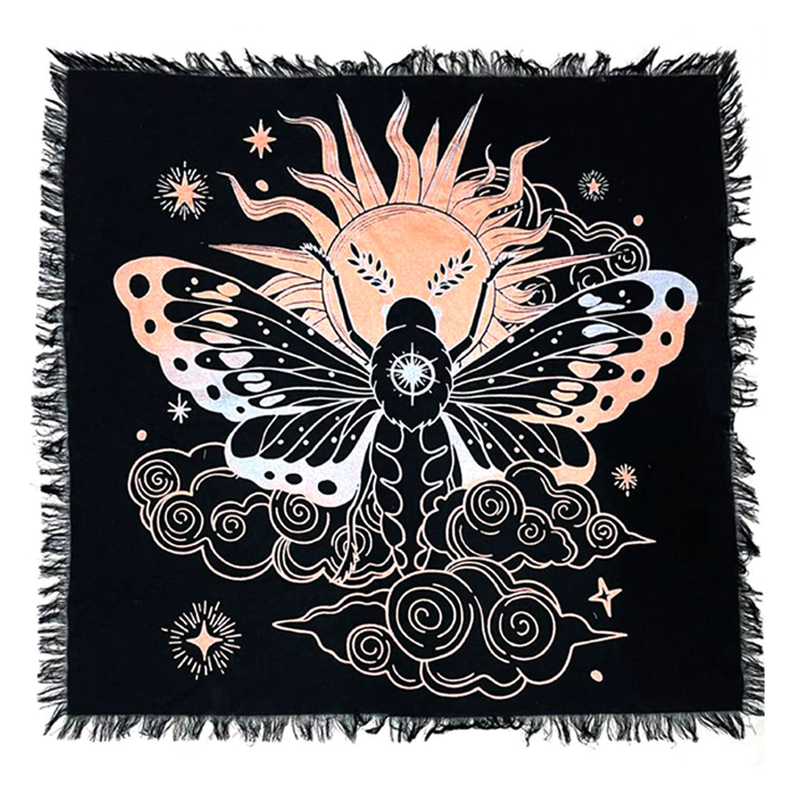 The Moth Altar Cloth (24 x 24 in.)-Earth Fairy Holistics