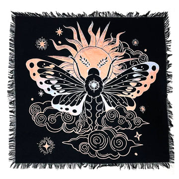The Moth Altar Cloth (24 x 24 in.)-Earth Fairy Holistics