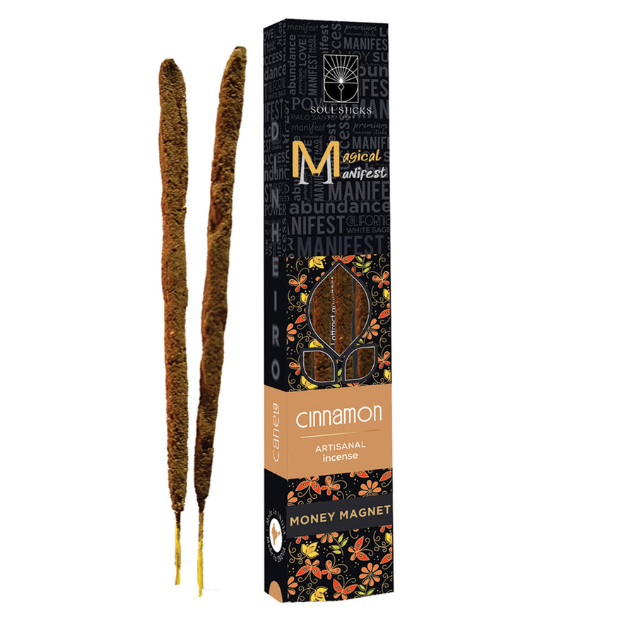 Money Magnet Cinnamon Magical Manifest Incense Sticks-Earth Fairy Holistics