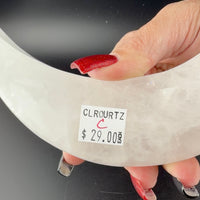 Clear Quartz Crescent Moons-Earth Fairy Holistics