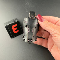 Spirit Wolf Leather Dragon Head Keychains