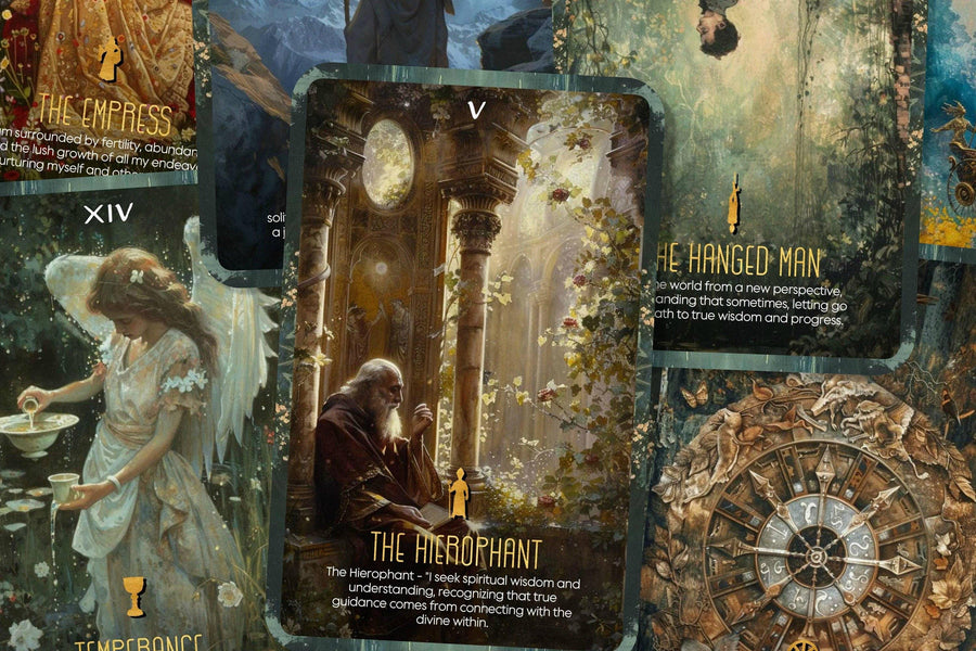 The Flower Moon Tarot - Major Arcana-Earth Fairy Holistics