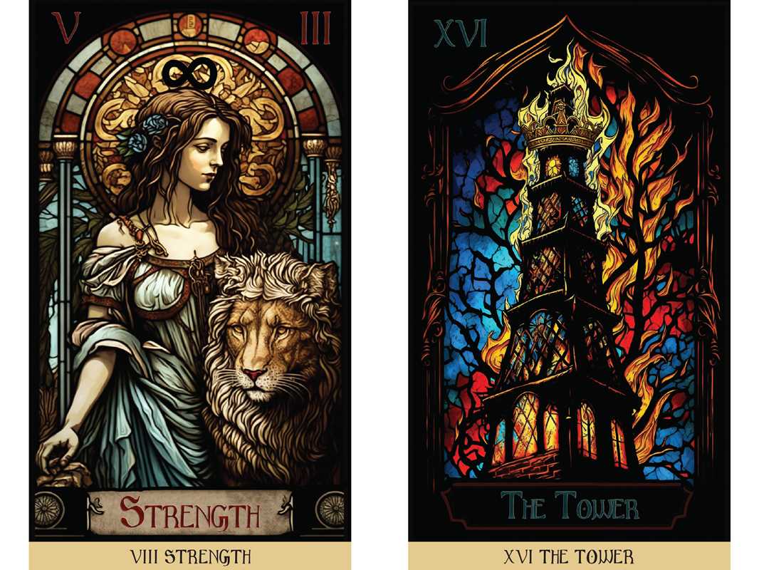 Stained Glass Tarot by James Edward-Earth Fairy Holistics