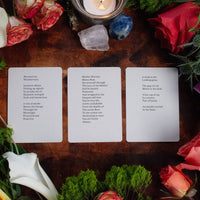 2.5" x 3.5" 60-Card Botanical Poetry Oracle Deck-Earth Fairy Holistics