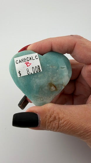 Caribbean Calcite Hearts-Earth Fairy Holistics