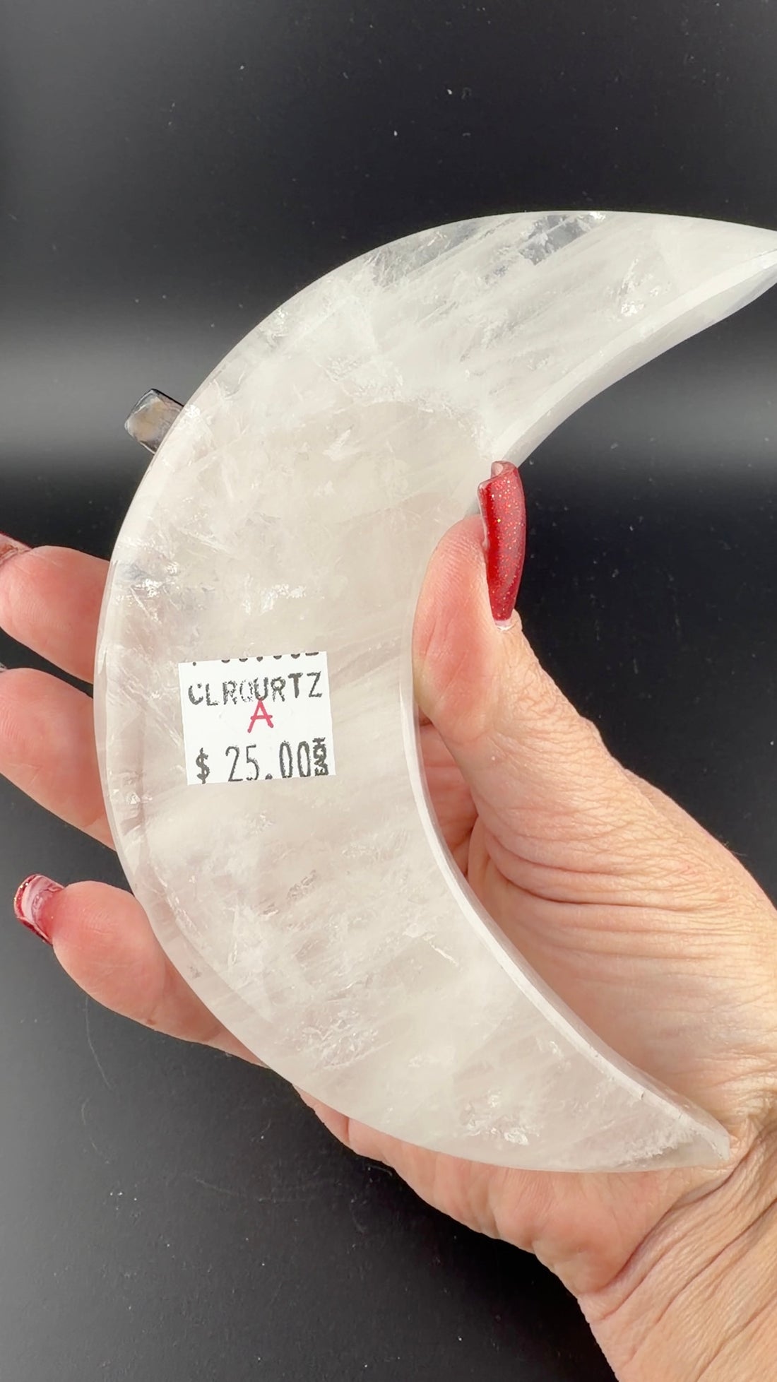 Clear Quartz Crescent Moons-Earth Fairy Holistics