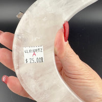 Clear Quartz Crescent Moons-Earth Fairy Holistics