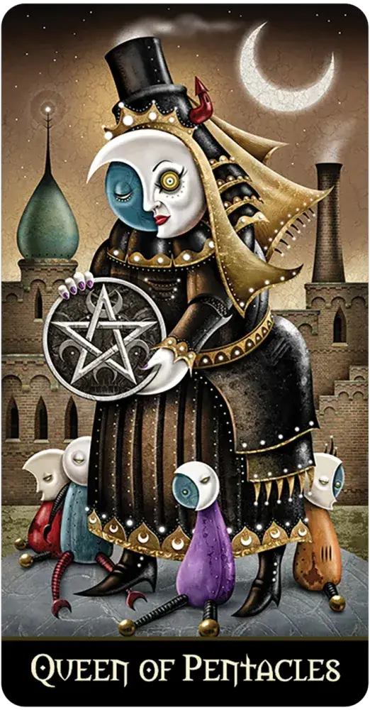 Deviant Moon Tarot Borderless Miniature Edition-Earth Fairy Holistics