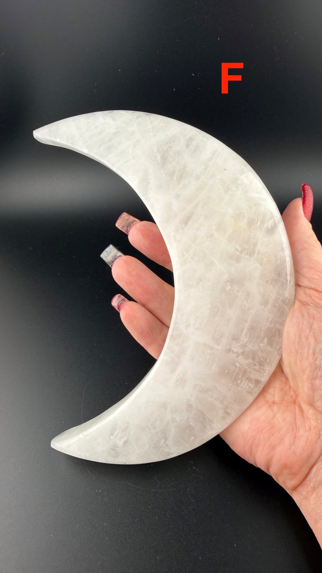 Clear Quartz Crescent Moons-Earth Fairy Holistics