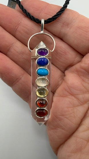 Crystal Spinner Necklace Pendant (Various Stones)-Earth Fairy Holistics