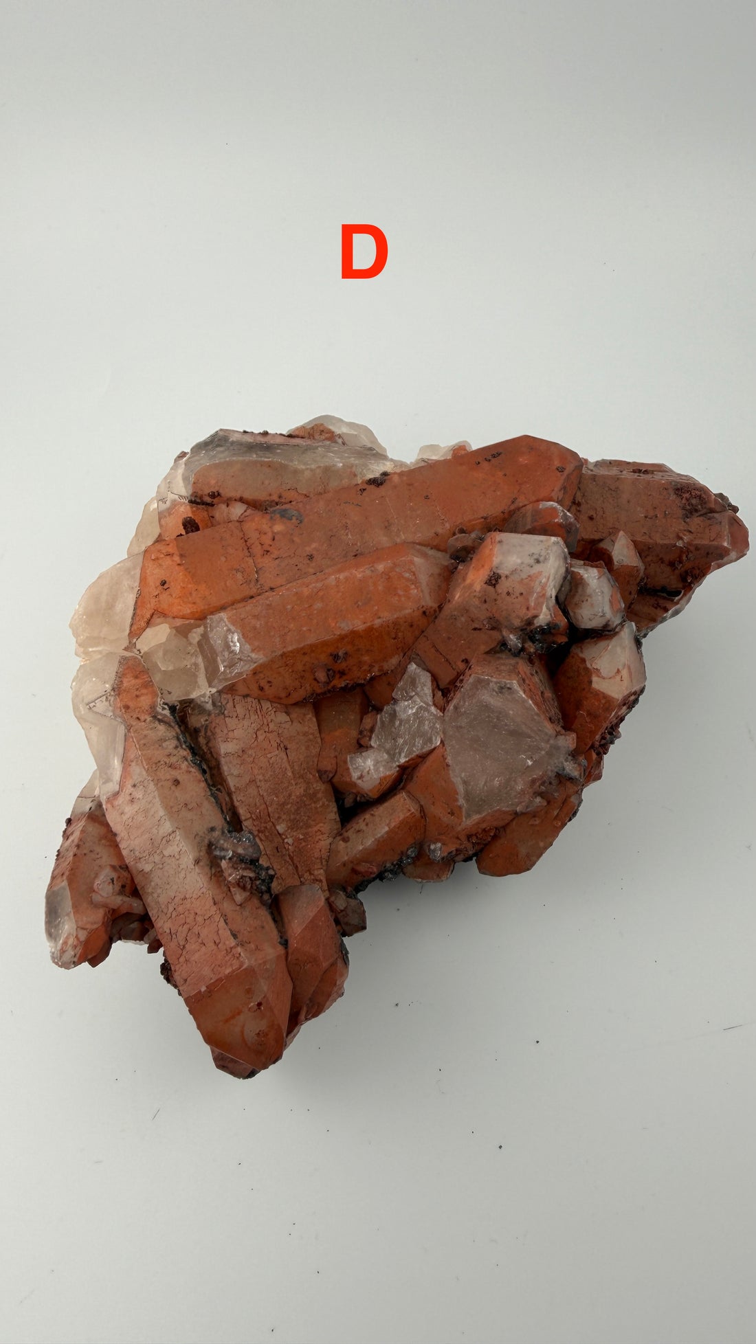 Fire Quartz with Hematite Specimens-Earth Fairy Holistics