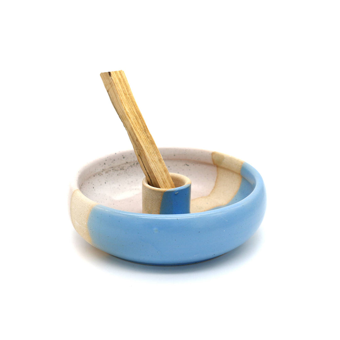 Palo Santo Burner (4 in.) - Light Blue-Earth Fairy Holistics