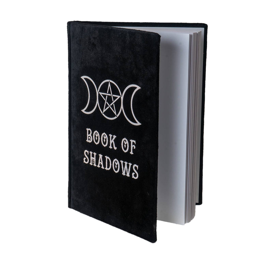 16014 Book of Shadows Velvet A5 Journal-Earth Fairy Holistics