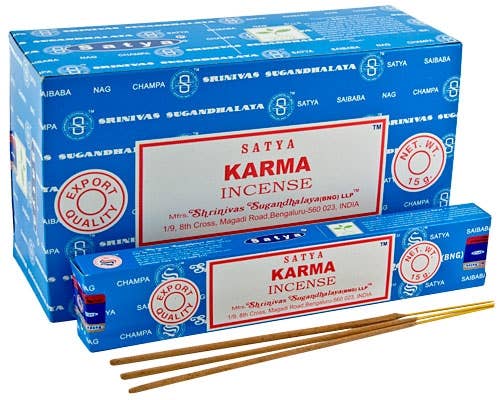 Satya - Karma Incense Sticks (15 g.)-Earth Fairy Holistics