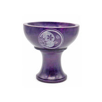 Soapstone Smudge Bowl w/ Stand - Celestial-Earth Fairy Holistics