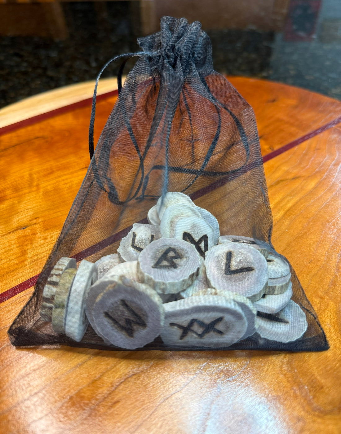 Deer Antler Bone Carved Rune Set-Earth Fairy Holistics