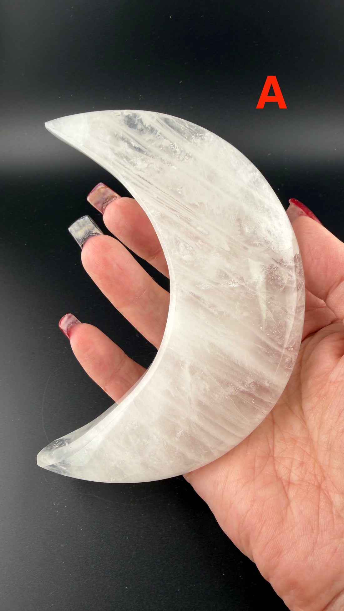 Clear Quartz Crescent Moons-Earth Fairy Holistics