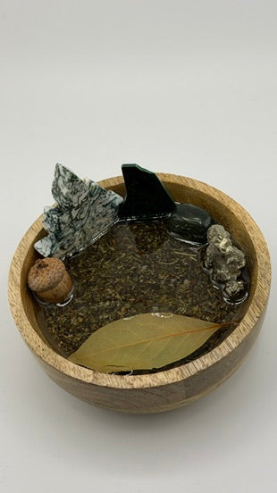 Earths Abundance Money Bowl (5" Bowl)-Earth Fairy Holistics