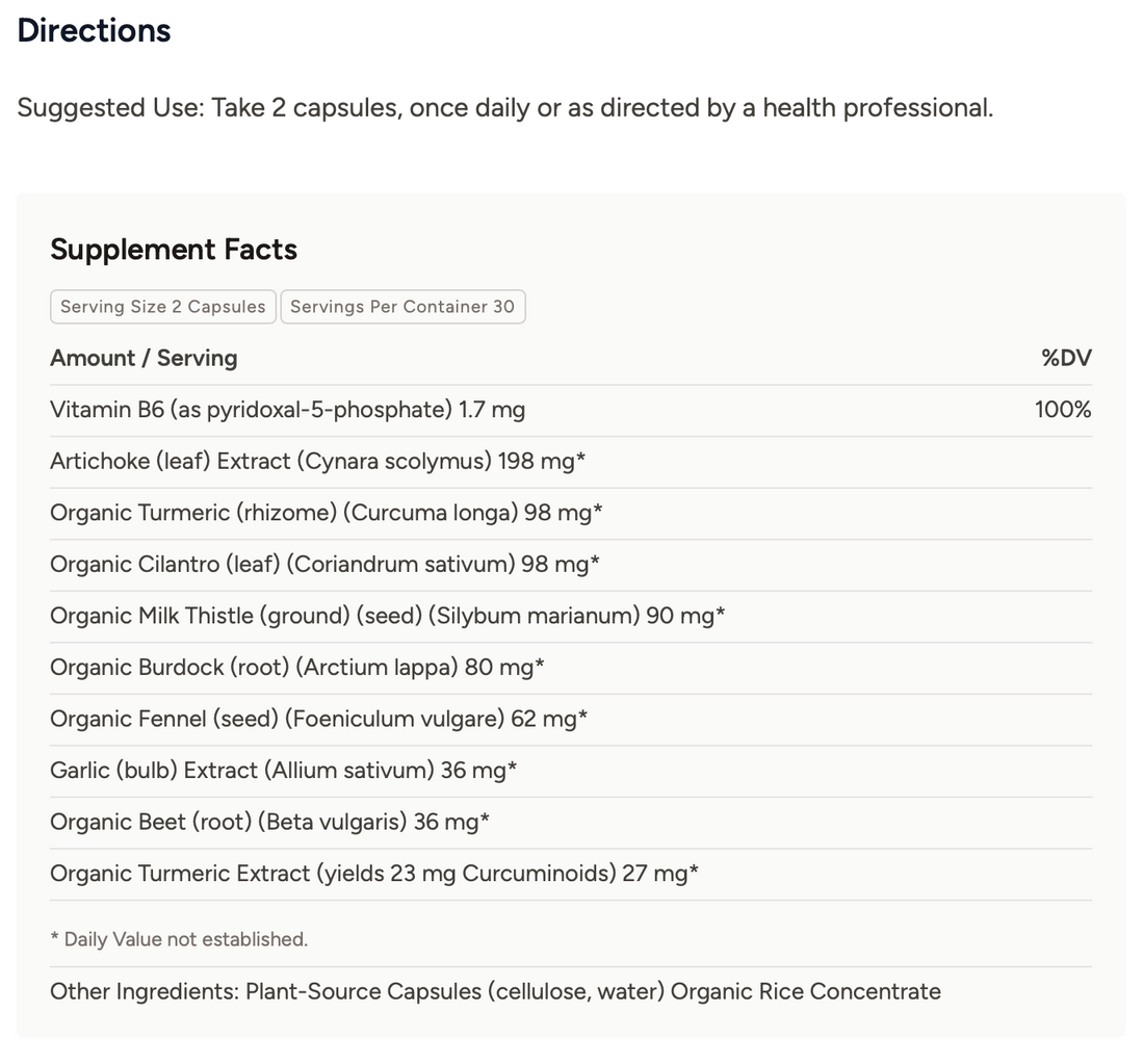 AzureWell Bile & Gallbladder Action Support