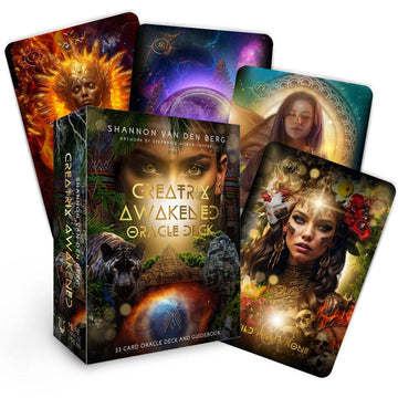 Creatrix Awakened Oracle Deck: 33 Cards & 126 Pg Book)-Earth Fairy Holistics